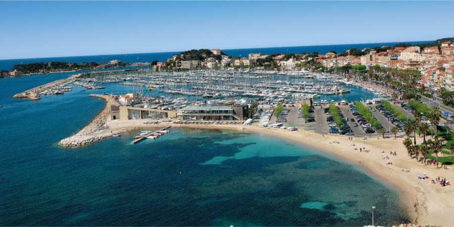 Studio De Prestige Dans Residence Face A La Mer Bandol Bagian luar foto